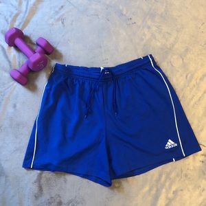 Adidas Royal Blue Athletic Shorts